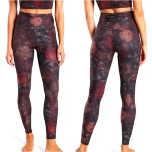 ATHLETA Elation rose Printed Tights size SMALL Petite